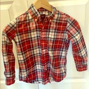 Gap red plaid button down